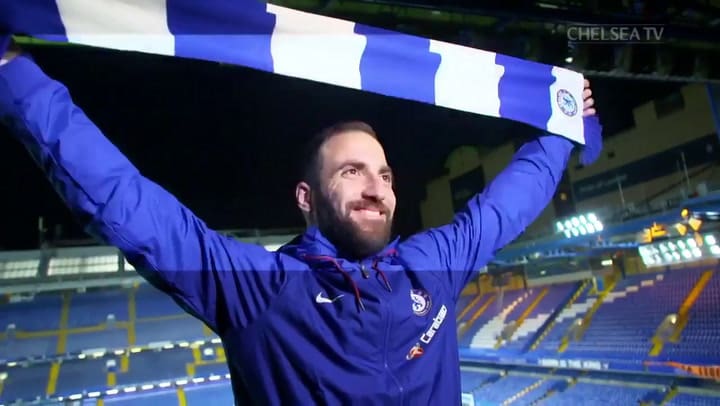 Higuaín fue presentado en el Chelsea FC - Fuente: Chelsea FC
