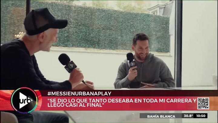 Lionel Messi reveló cuánto pesa la Copa del Mundo