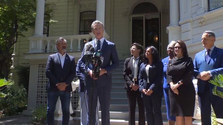 El Gobernador De California, Newsom, Explica La Motivación Para La Redistribución De Distritos Del Congreso.