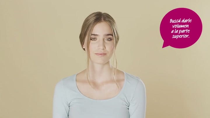 Peinado para que no se te pegue a la cara