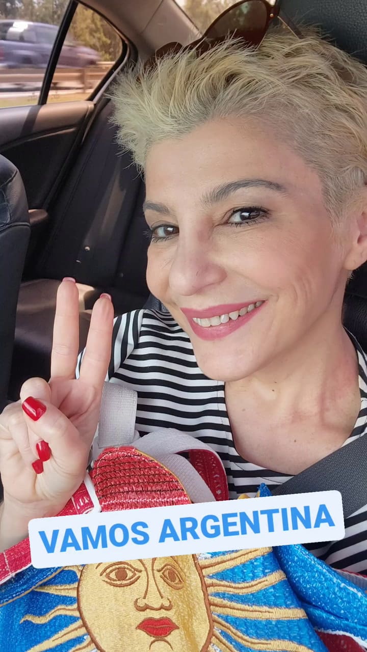 Carolina Papaleo ya votó
