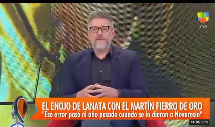 Novaresio: 'Todos los premios son arbitrarios'