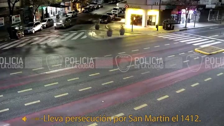 Así fue la persecución a los delincuentes que le robaron al hijo de Pigna