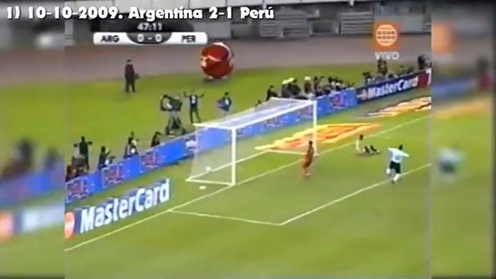 Todos los goles de Higuian