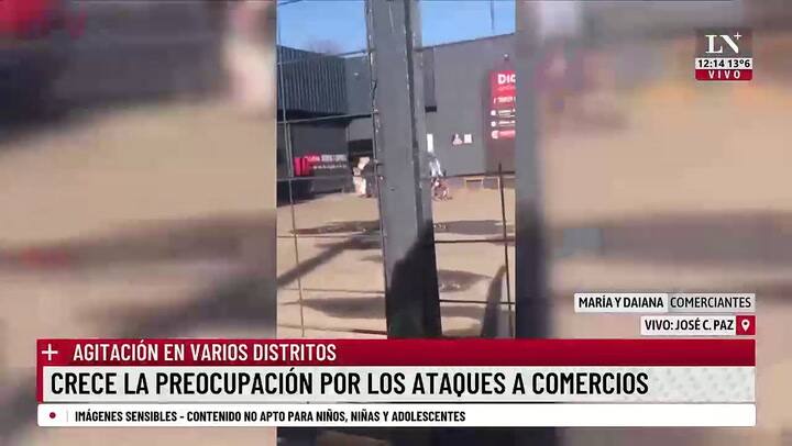 El enojo de una comerciante en José C. Paz