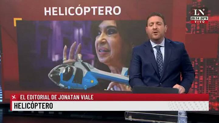 Helicóptero. El editorial de Jonatan Viale.