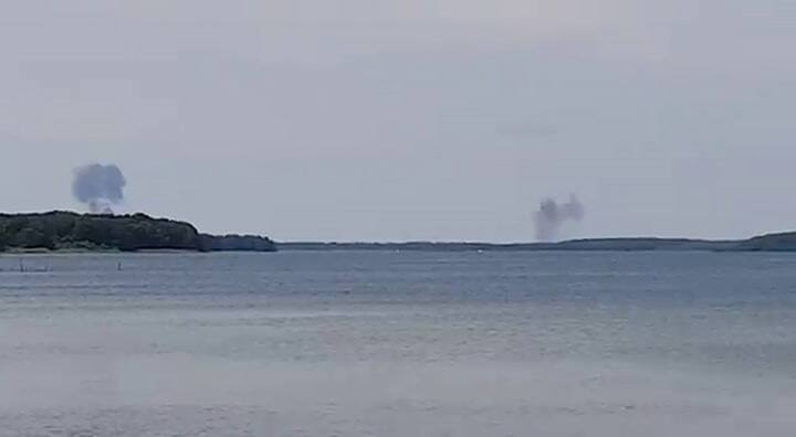 Los aviones cayeron a unos 10 kilómetros de distancia uno del otro - Fuente: Ostseewelle HitRadio