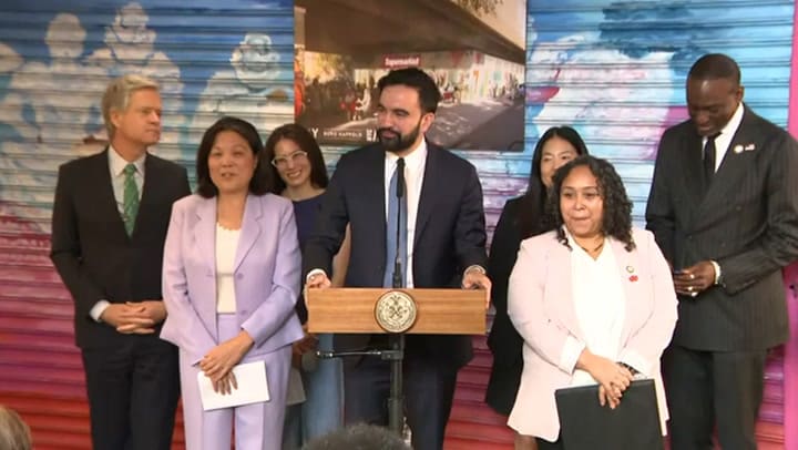 El anuncio de Mamdani sobre su plan de alimentos baratos en Nueva York