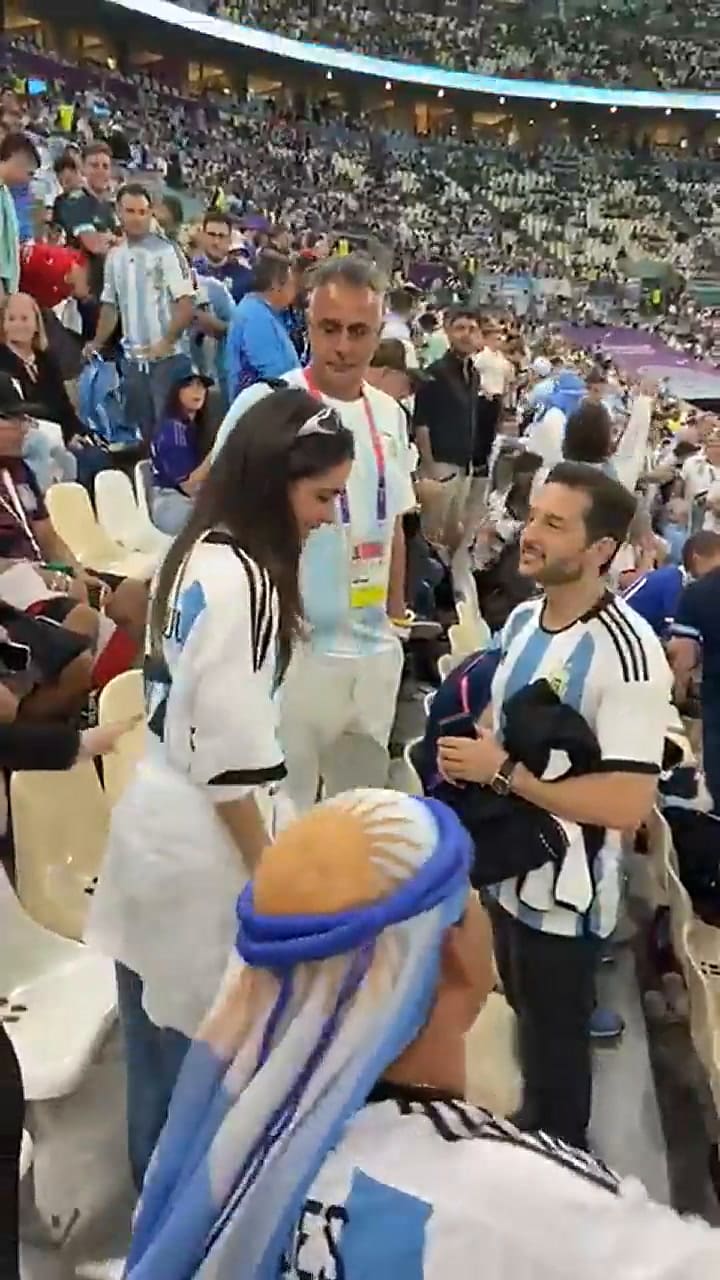 El video de Tini Stoessel en el estadio de Argentina-México