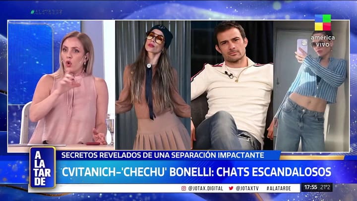 Darío Cvitanich furioso con Chechu Bonelli por las acusaciones cruzadas