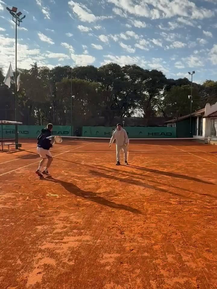 El entrenamiento específico de Mastantuono bajo la supervisión de Fede Coria