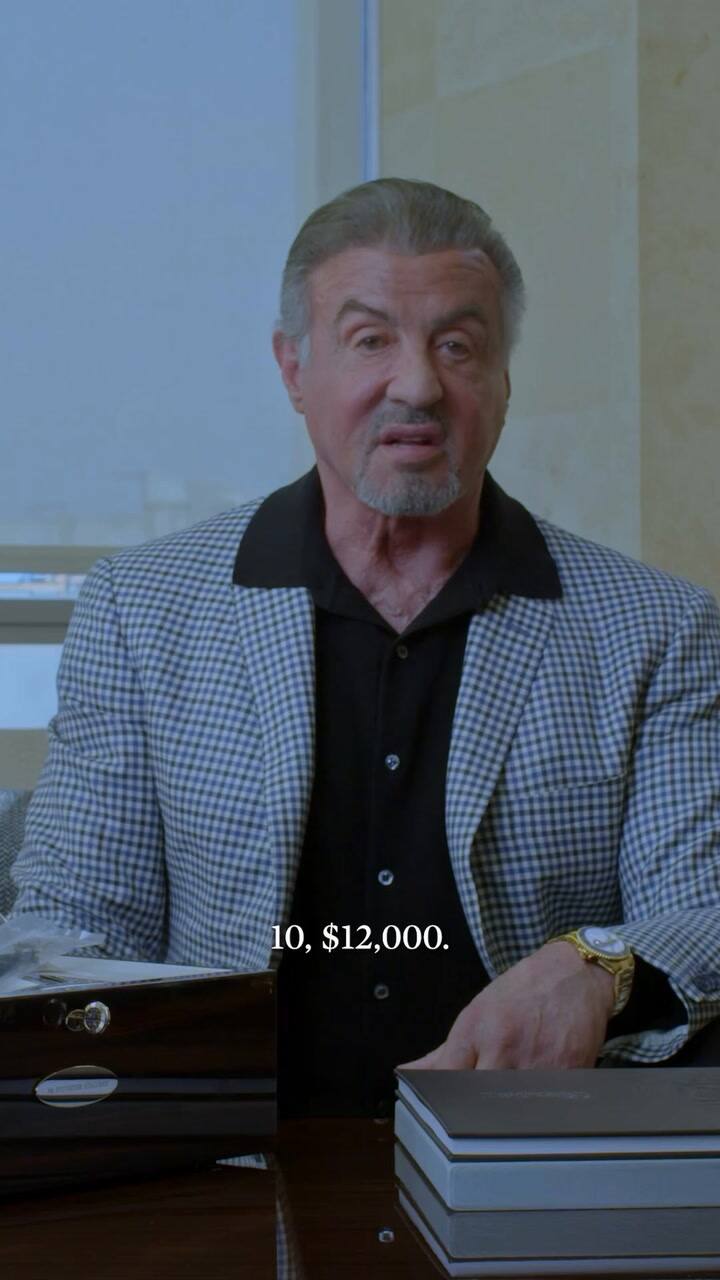 Sylvester Stallone, Academy Award-winning Director, Actor, Writer, And Producer – And Passionate Watch Collector. It’s Our Pleasure To Announce That 11 Pieces From Sly’s Legendary Collection Are Coming To #Soth (1)