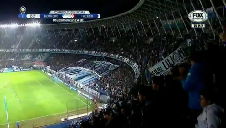 El 1-0 de Racing