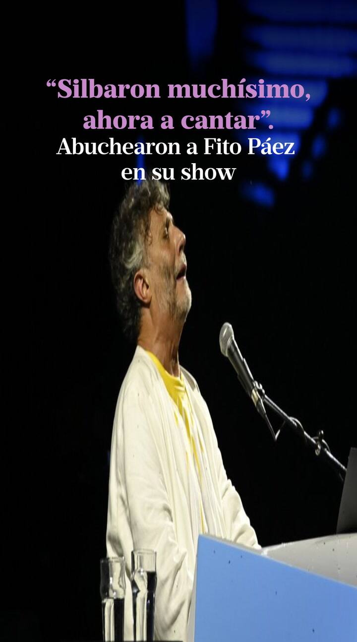 Polémica en el show de Fito Páez: fue abucheado por la lista de temas que eligió