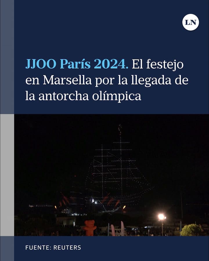 Juegos Olímpicos París 2024: el festejo en Marsella por la llegada de la antorcha olímpica