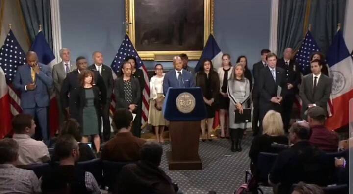 Eric Adams Conferencia De Prensa 7 De Noviembre