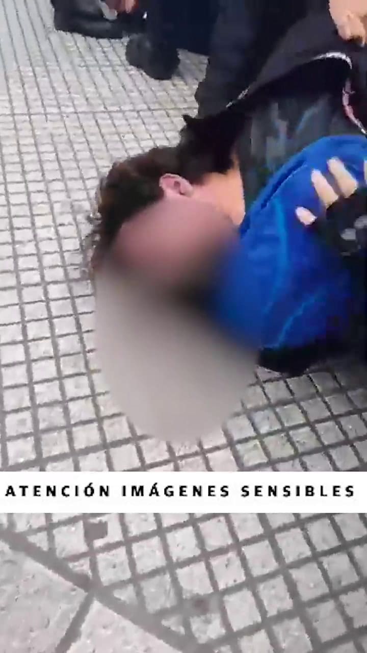 La Policía de la Ciudad detuvo una manifestación con represión en el Obelisco