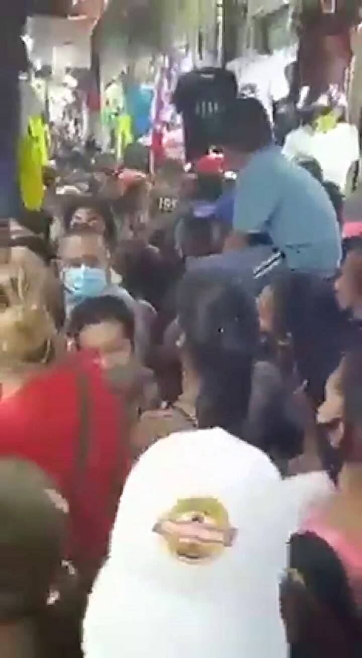 Así se vio La Salda desde las redes sociales