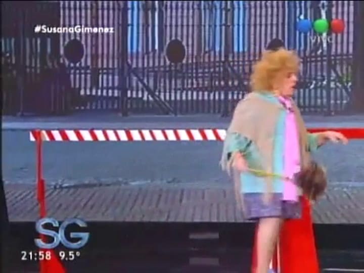 La empleada pública en lode Susana con Insaurralde y Cirio 1ra parte - Fuente: Canal 13