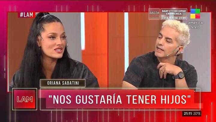 Oriana Sabatini revelo la verdad sobre la interna familia entre su papa y su tia, Gabriela Sabatini