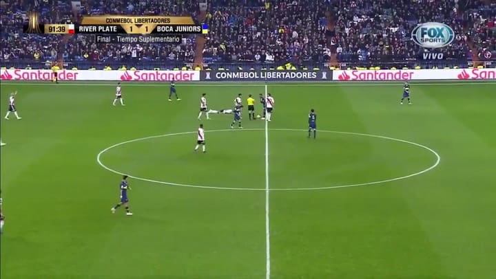 La expulsión de Wilmar Barrios - Fuente: Fox Sports