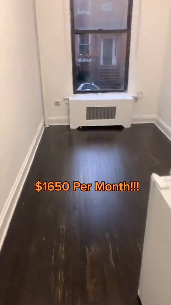 Este es el peor departamento de Nueva York y cuesta US$1650 mensuales - Fuente: Tiktok