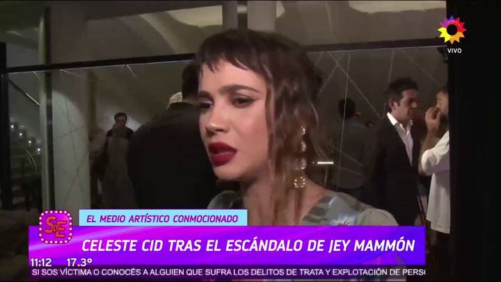 Celeste Cid contó que denunció un acoso recientemente