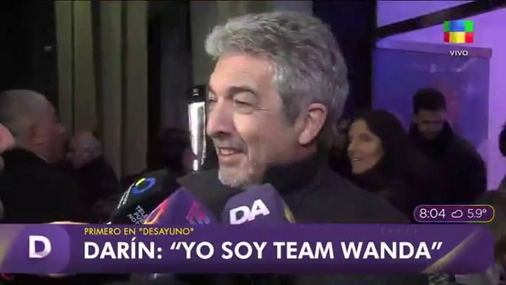 Ricardo Darín: "Soy Team Wanda"