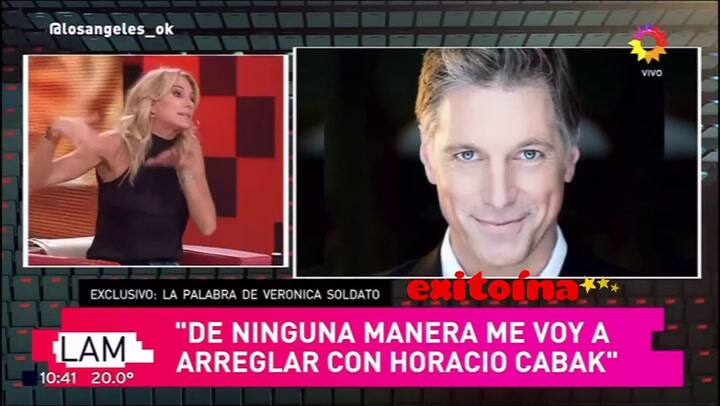 Yanina Latorre se refirió al contagio por coronavirus que tuvo Horacio Cabak - Captura Exitoína