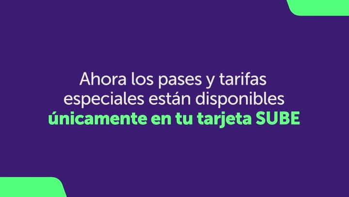 Los pases especiales para el subte