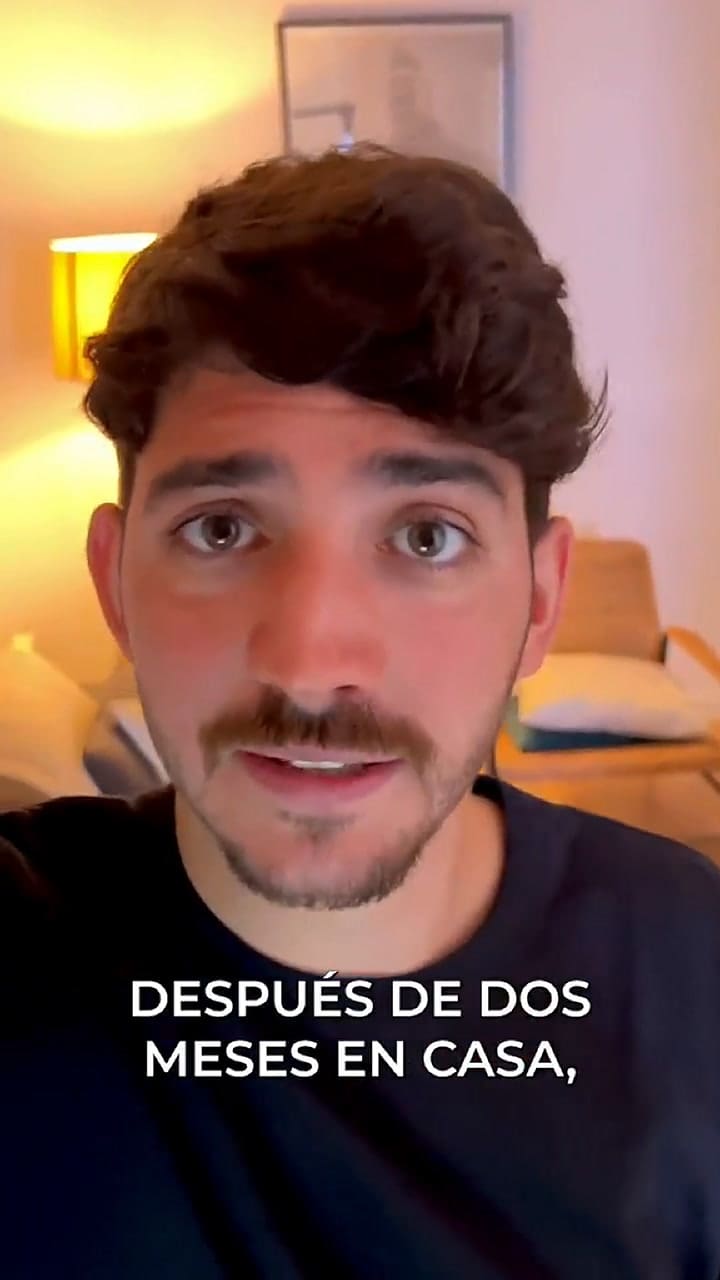 El influencer reflexionó sobre los miedos a la hora de emigrar