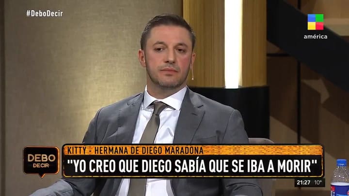 Matías Morla reapareció y habló de Rocío Oliva: 'Era el amor de la vida de Diego Maradona'