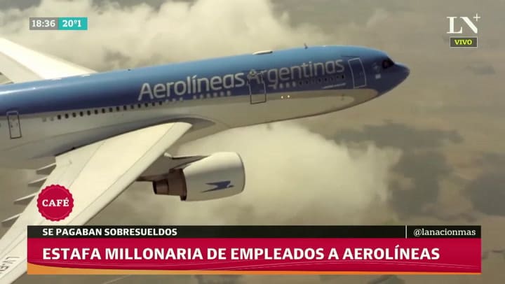 Estafa millonaria de empleados a Aerolíneas