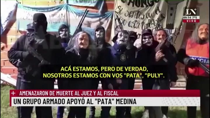 El video por el que detuvieron a Iván Tobar, jefe de la barrabrava de Estudiantes de La Plata