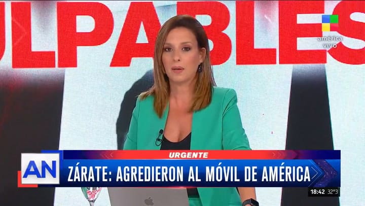 La agresión al equipo de América Noticias en Zárate