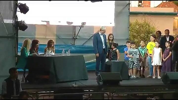 Un niño le tomó juramento al intendente Jorge Ferraresi