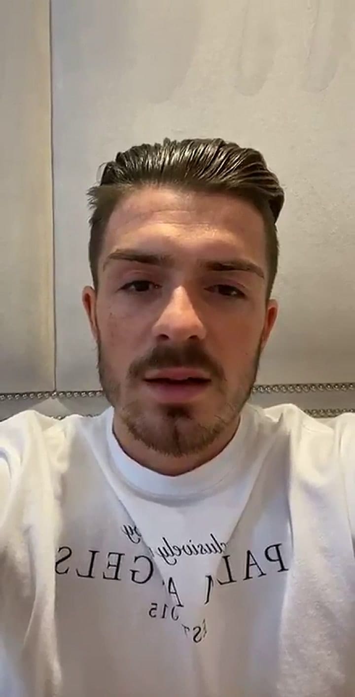 La disculpa de Jack Grealish en Twitter