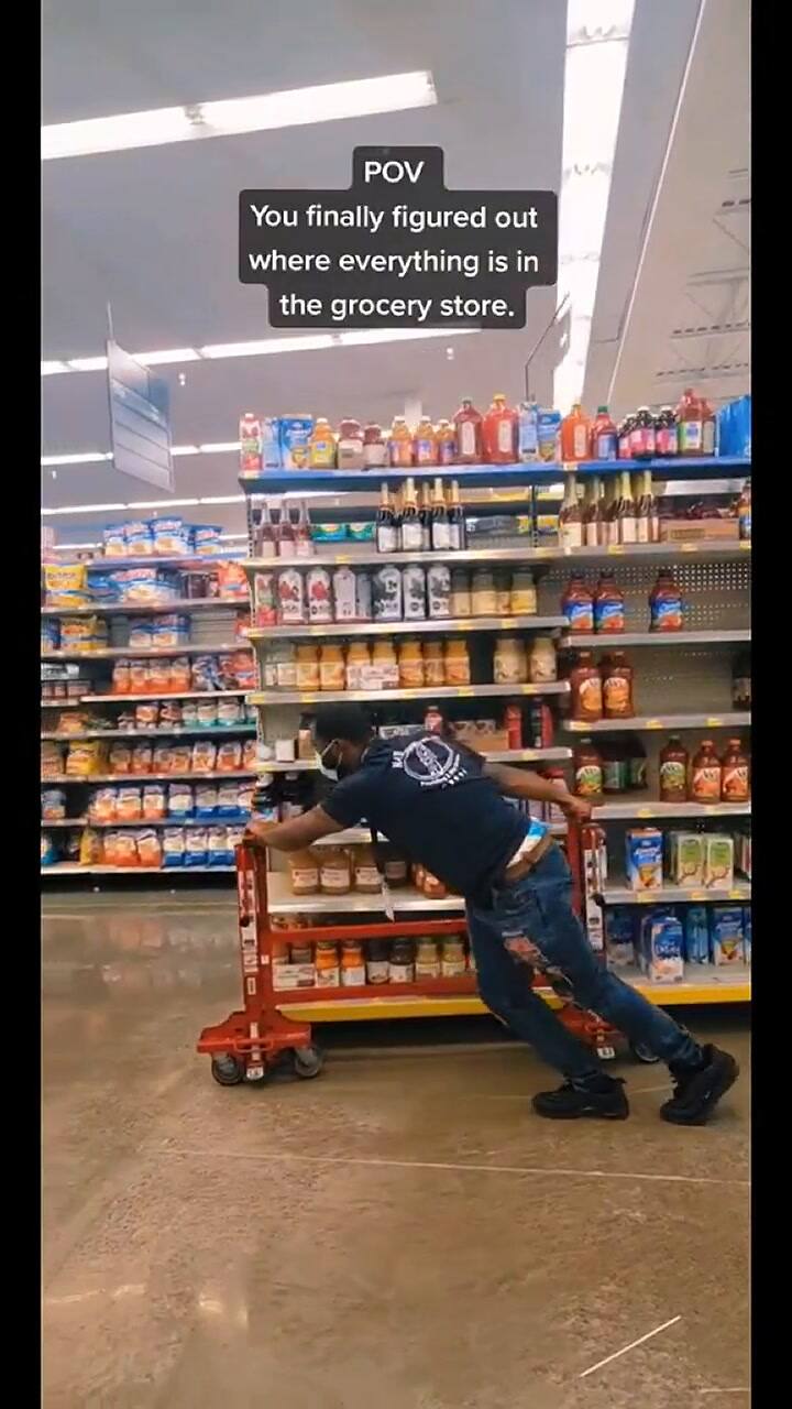 Empleados hacen récord al cambiar el diseño de un supermercado y es viral en Internet