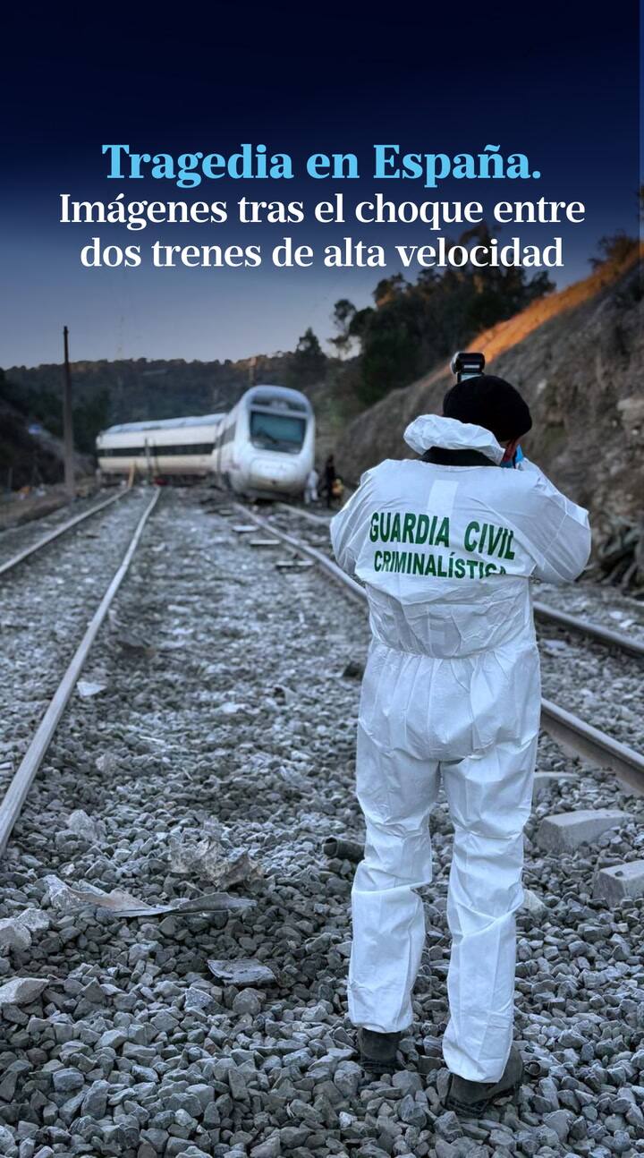 Dos trenes de alta velocidad descarrilaron en España y hay al menos 39 muertos