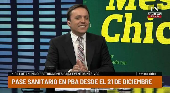 Qué piensa Conrado Estol sobre el pase sanitario que va a exigir el Gobierno