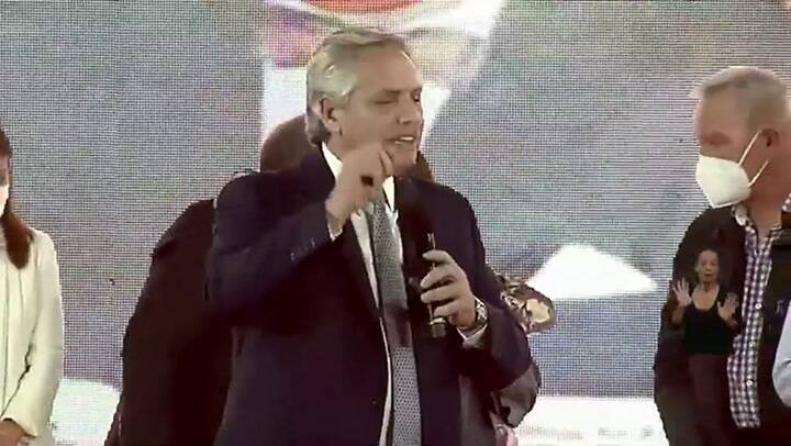 Alberto Fernández quiso mostrar que la Argentina estaba primero en vacunación en el mundo