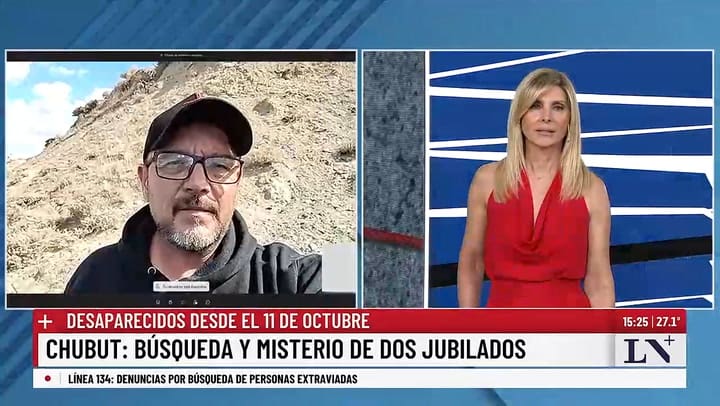 The disappearance of a retired couple: speech by journalist Marcelo Vidal