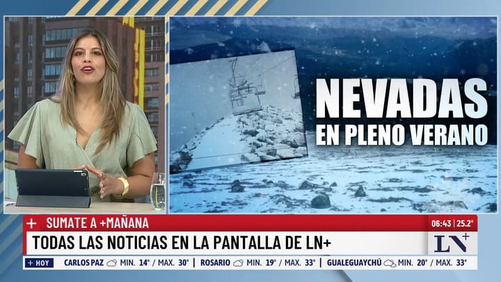 LN+: nieve inesperada