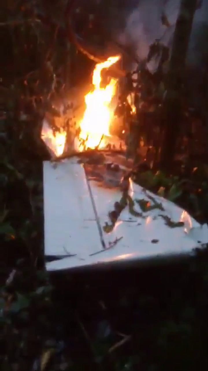 Murieron cuatro personas en un accidente aéreo en Colombia