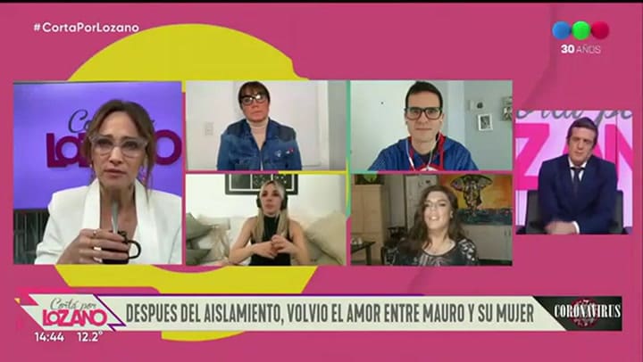 Vero Lozano: la desconcertante pregunta sobre su intimidad que le hizo a Mauro Szeta - Fuente: Telef