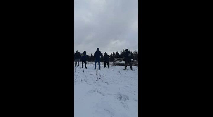 Entrenamiento de civiles en Kiev