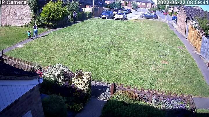 El video del accidente que registró una cámara de seguridad