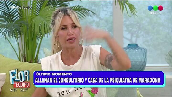 El pase de programa entre Flor Peña y Germán Paoloski - Fuente: Telefe