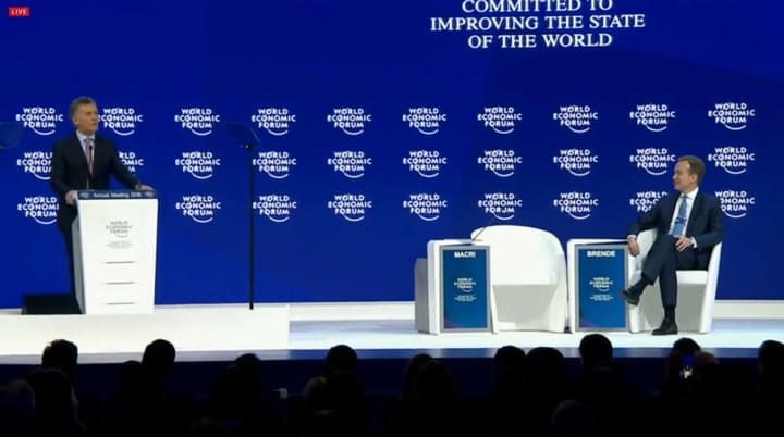 La inflación alcanzó el menor nivel en una década', aseguró Macri en Davos