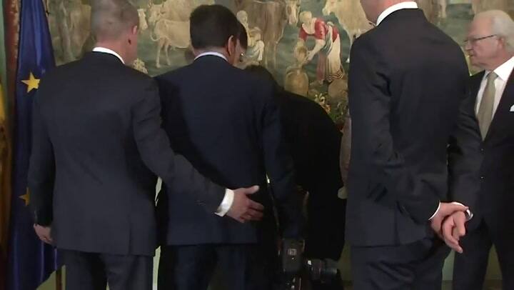 La reina Letizia sufrió un percance mientras estaba en su visita oficial a Suecia